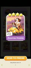 Zoomie Mobile - Stickers - 4 - Posh Pets Album Monopoly Go