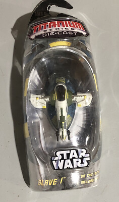 Star Wars Titanium Series Die-Cast Slave 1 -2005/NEW