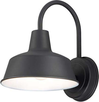 Maxim 35015BK Pier M Outdoor Wall Sconce   1-Light, Black Finish, Modern Design