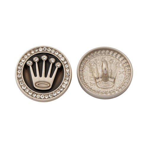 5pcs Crown Embossed Metal Buttons Vintage Style for Clothing Crafts Sewing DIY - Picture 4 of 7