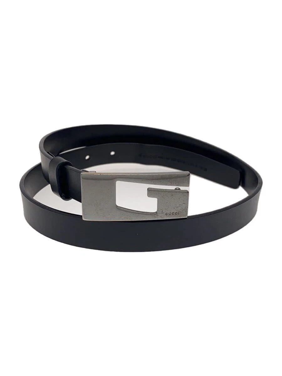 Ceinture GUCCI cuir noir uni homme occasion