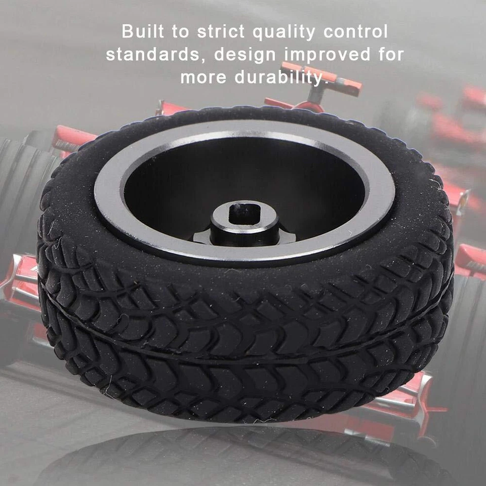 RC Rad Reifen Automodell Zubehör Gummireifen Material Fit für WLtoys 1/28 RC ... - Bild 4 von 4
