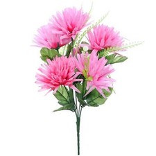 Artificial Silk Chrysanthemum Flowers for Wedding Valentines Memorial Graveside