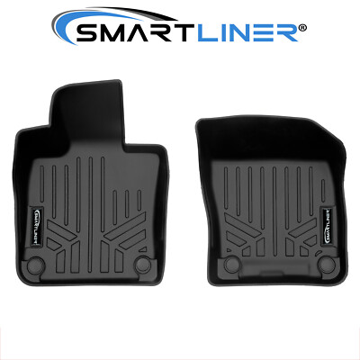 SMARTLINER Custom Fit Floor Mats 1st Row TPE 2020-2025 Volvo V60 Plug-In Hybrid