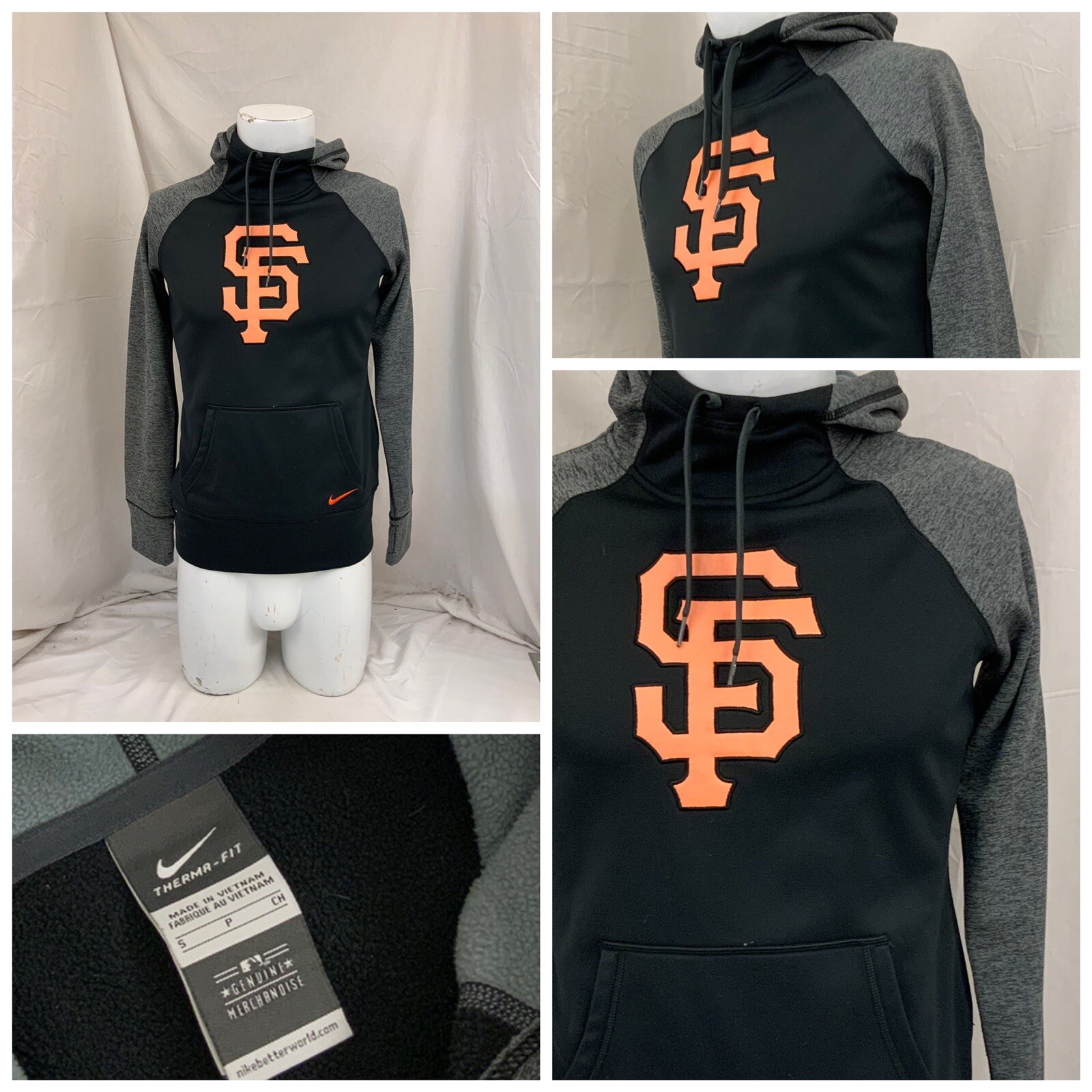 black nike giants hoodie