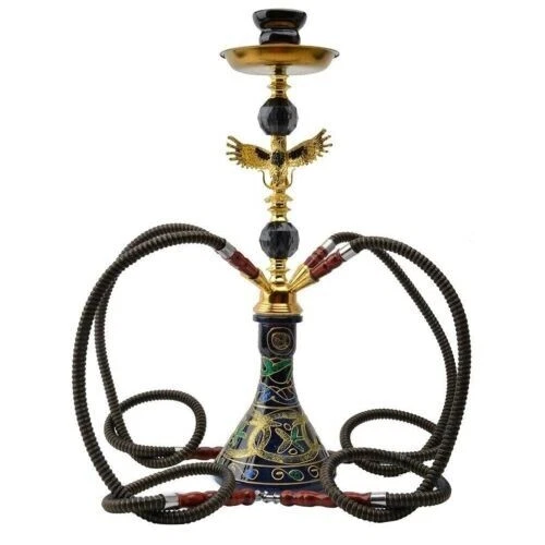 Elegant Fine Large 52cm Shisha Hookah Four Hose Handmade Traditional Gift XMAS - Picture 6 of 55