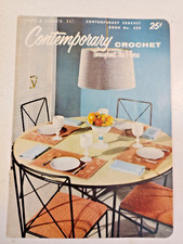 Coats Clarks 508 Leaflet Magazine Contemporary Crochet Pattern Home Crafts VTG