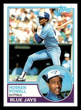 1983 Topps Hosken Powell #77 NM-MINT Toronto Blue Jays Vintage