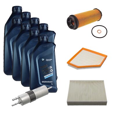 FEBI BILSTEIN Inspektionspaket 8L BMW Twin Power Turbo 5W-30 für 4 Gran Coupe