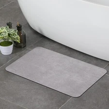Mat Absorbent Bath Bathroom Shower Rug Super Soft Non-Slip Memory Foam Floor