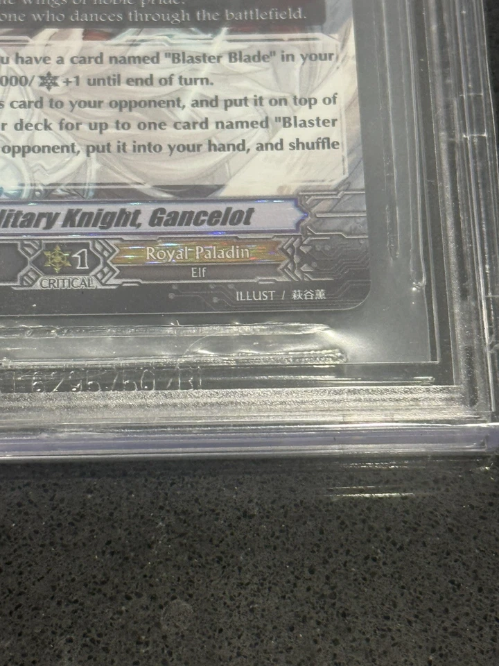 CardFight Vanguard SOLITARY KNIGHT, GANCELOT SP BGS 9 - Image 4 of 4