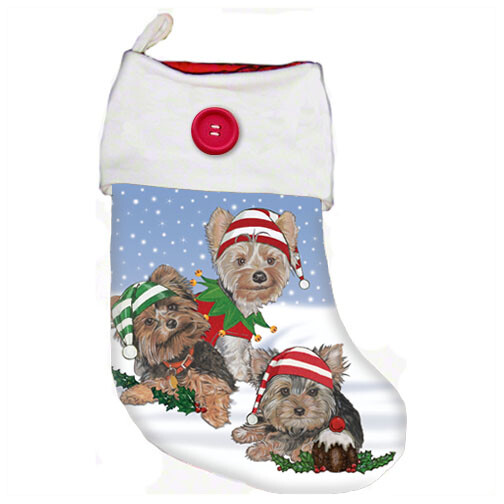 Yorkie Christmas Stocking Yorkie Christmas Stocking