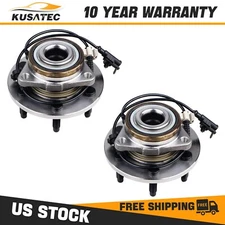 Pair Front Wheel Bearing Hub Assembly For Chevy Tahoe Silverado 1500 Avalanche