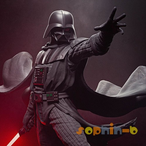 Darth Vader & Storm Troopers Resin Model Kit Unpainted 3d Printed Statue Figure - Picture 2 of 9