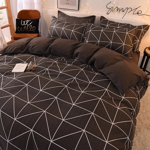 3/4pcs Cute Cartoon Fruit Bedding Set Flat Bed Sheet Duvet Cover Pillowcase - Bild 42 von 48