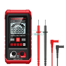 HT123 Digital Multimeter Smart Meter Volt AC DC 600V Tester True RMS Backlight