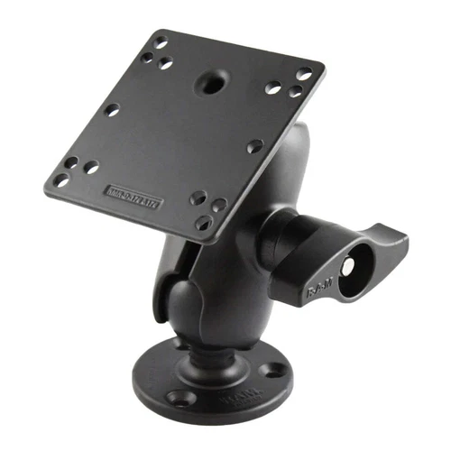 RAM Mounts Short Arm Ball Mount with Round Base and VESA Plate - Thumbnail 5