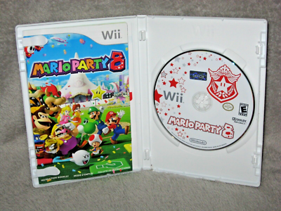 Nintendo Wii Video Game Mario Party 8 Super + Inserts COMPLETE? A8