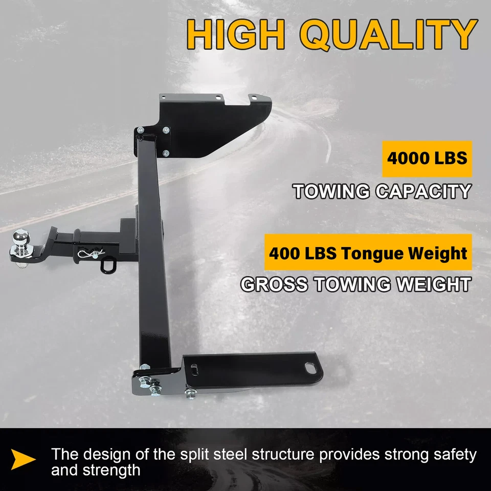 Enganche de remolque clase 3 para Dodge Grand Caravan Chrysler Town & Country 08-20 Foto 4 de 4