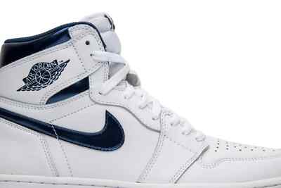 Size 13 - Air Jordan 1 Retro OG High Metallic Navy for sale online