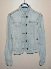 Ladies Reserved Light Denim Jeans Jacket Sz Eu 34