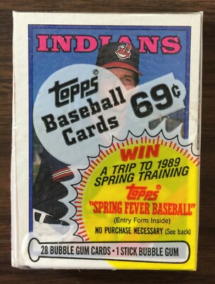 1988 TOPPS Cello Pack JAY BELL on Top BOBBY MEACHAM on Back E5020313