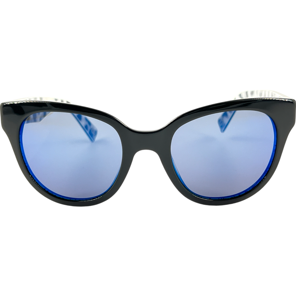 Marc Jacobs MARC 231S Womens Sunglass E5KXTSP Black Blue Glitter Marc Jacobs MARC-430 PJP Acetate Transparent Blue / Glitter  main image 4