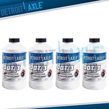 4pc 12oz Synthetic Dot-3 Brake Fluid 355ml for Drum & Disc Brakes