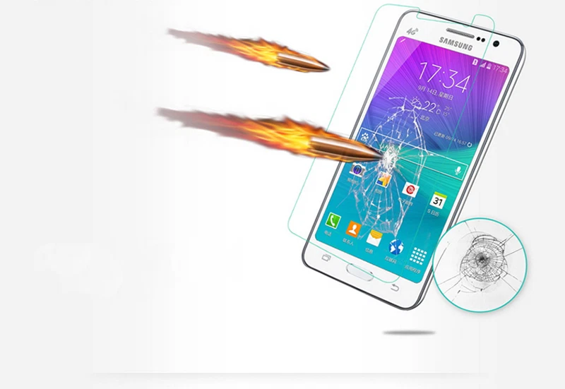 PROTETOR DE TELA VIDRO TEMPERADO PARA SAMSUNG GALAXY GRAND PRIME G530 EUA - Imagem 2 de 4