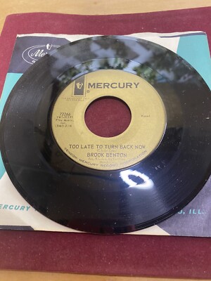 Brook Benton - Another Cup of Coffee / Too Late To Turn Back Now 45rpm  Mercury | eBay