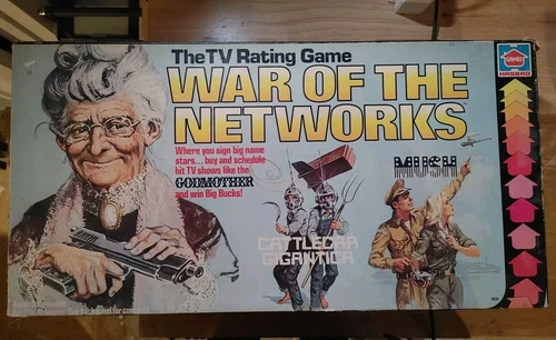 Vintage 1979 Hasbro Board Game Toy War Of The Networks Great Shape