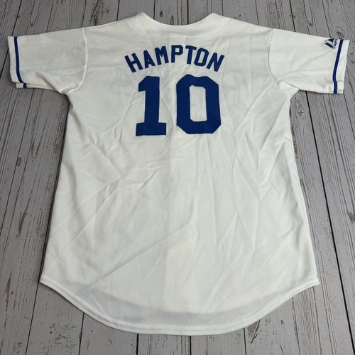 Kansas City Royals Majestic Stitched Baseball Jersey Womens Large #10 Hampton - Picture 5 of 11