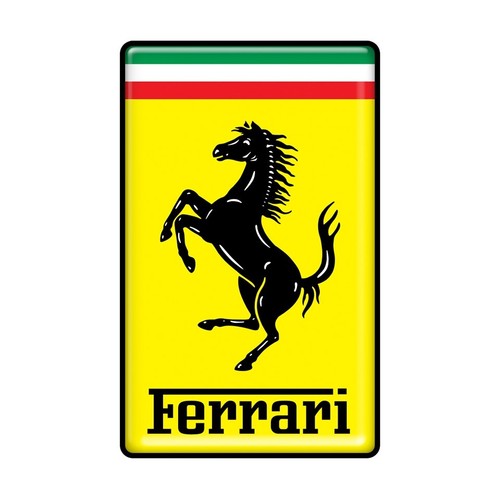 Ferrari Logo Silicone Sticker for Car Tuning and Interior, Best Quality - Picture 4 of 5