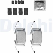 DELPHI Zubehörsatz, Scheibenbremsbelag Vorne LX0699