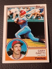 1983 Topps Baseball - #431 Gary Gaetti (RC) - Minnesota Twins EX-NM Condition 