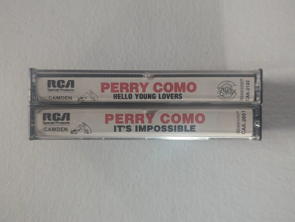PERRY COMO Cassette Tape Lot of 2: Hello Young Lovers, It's Impossible Foto 2 de 4