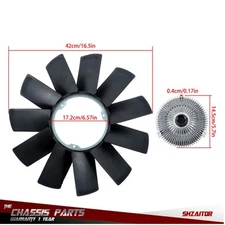 Cooling Fan Blade & Fan Clutch Kit For BMW E36 E46 E53 E34 E32 E39 323i 325i X5