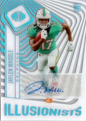 2021 Jaylen Waddle Illusions Mystique Rookie Autograph /99 RC Denver Broncos