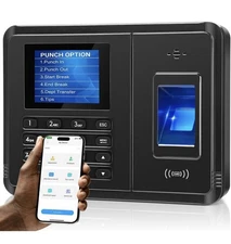 App-Based Time Clock for Small Business with 10 IC Cards