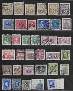 35 Czechoslovakia Stamps from Quality Old Antique Album