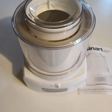 Cruisinart Ice-21 Automatic Frozen Yogurt-Ice Cream & Sorbet Maker White Tested