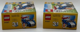 LEGO Creator 3 in 1: Two Blue Racer #31027 New & Sealed Boxes