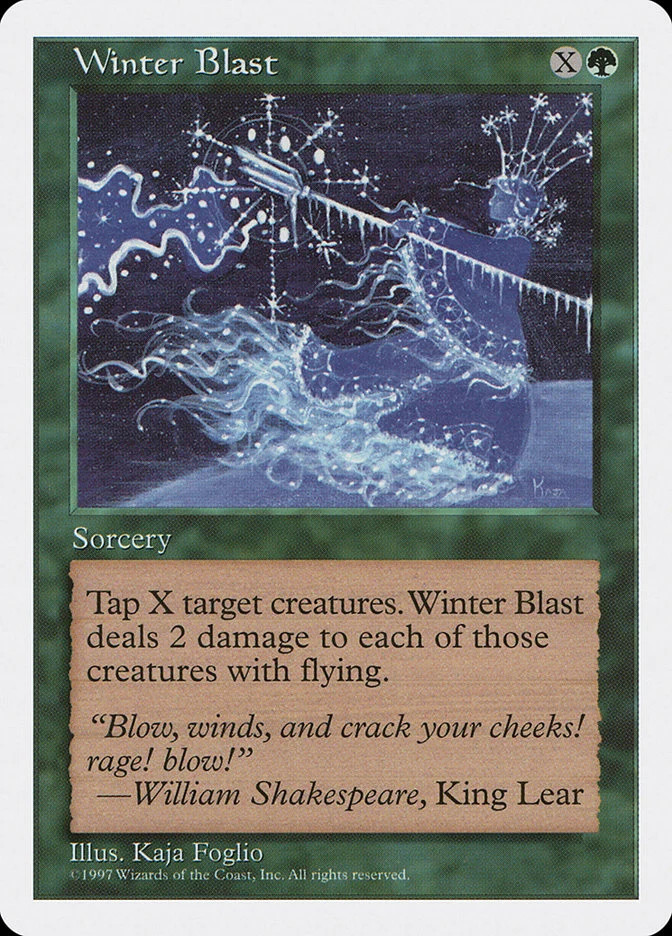 Winter Blast [Fifth Edition] Lightly Played