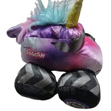 MONSTER JAM 7" Sparkle Smash UNICORN Plush Truck Engine Sounds JCB Soft Toy Kid