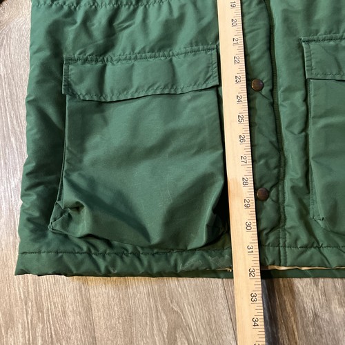 L.L. Bean Baxter State Parka Hooded Jacket Mens L Green USA Outdoor Vintage - Picture 12 of 12