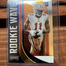 Brandon Aiyuk Rookie Wave SF 49ers Card. rookie card picture