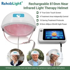 810nm PBM Brain Helmet with Touchscreen Controller NIR Light for Stroke Anxiety