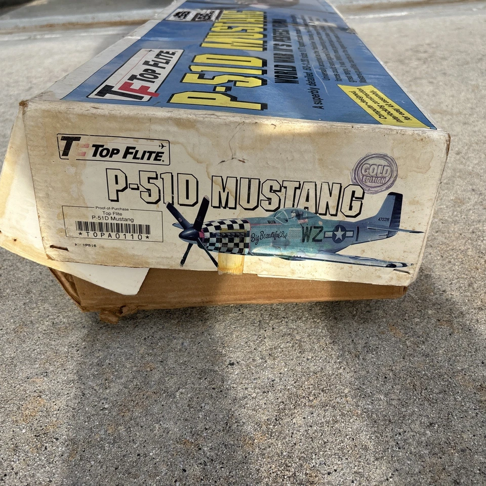 Top Flite P-51D Mustang Gold Edition .60–1.20 Perfect Weapon GOLD EDITION - Image 4 of 4