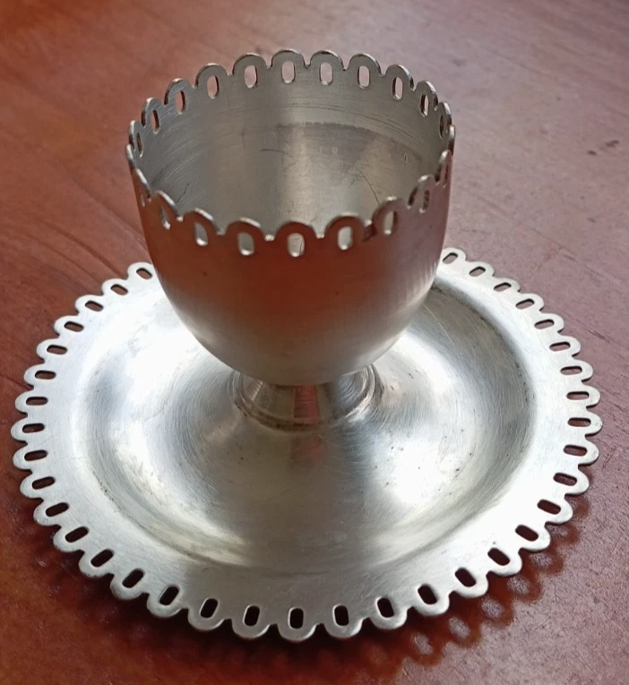Coquetier Christofle Lanel Vintage Argenté - Années 1900 - Déco French Touch