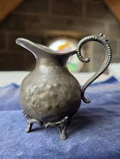 Old Pewter Cream Jug